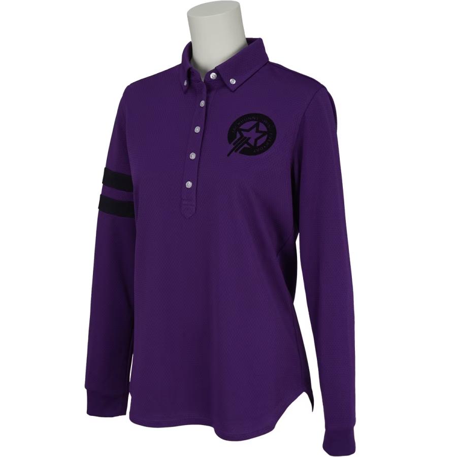 美品】Jack Bunny ジャックバニー レディース長袖ポロシャツ Mサイズ