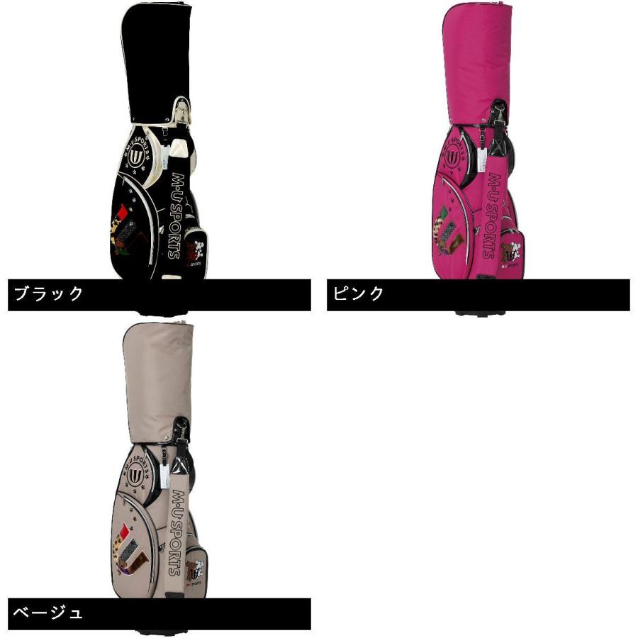 MUスポーツ M.U SPORTS Wアイコンキャディバッグ M・U SPORTS MU