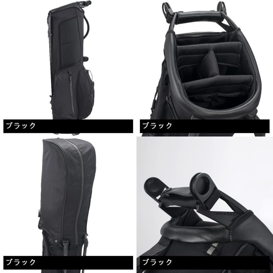 ヴェゼル/VESSEL　ダブルストラップスタンド式キャディーバック　美品 ヴェゼル VESSEL ダブルストラップ VLS スタンドキャディバッグ