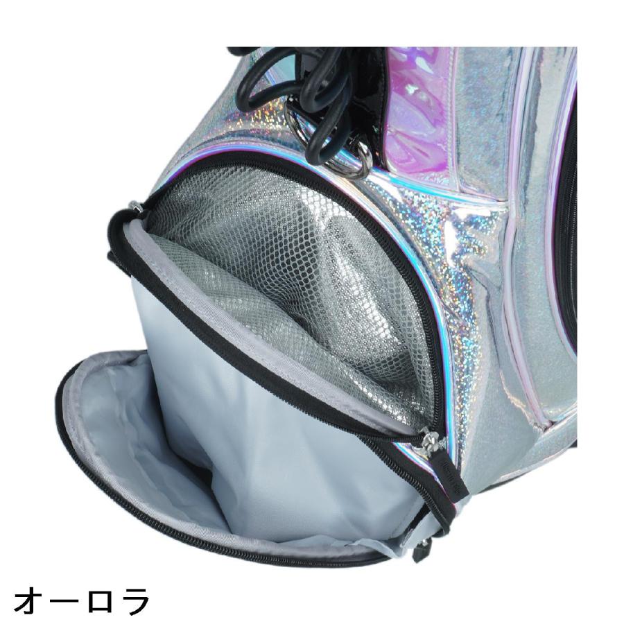 ✴︎未使用✴︎CUARTO UNITED スタンド式ゴルフバッグ クアルトユナイテッド CUARTO UNITED ホログラム柄 スタンドキャディ