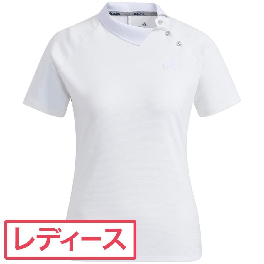 アディダス ゴルフ Adidas メランジ汗染み軽減 ショルダープラケット半袖ポロシャツ レディースウエア 店 ショルダープラケット