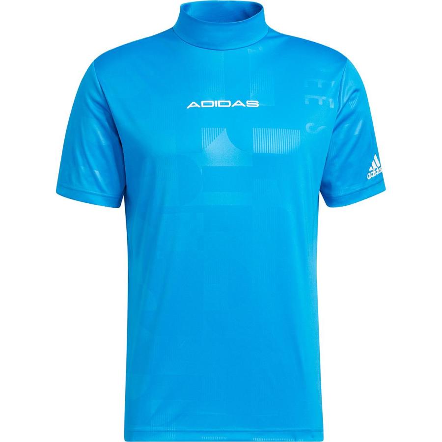 アディダス Adidas エンボスプリント 半袖モックネックシャツ :0000659245:GDOゴルフショップ Yahoo!店 - 通販