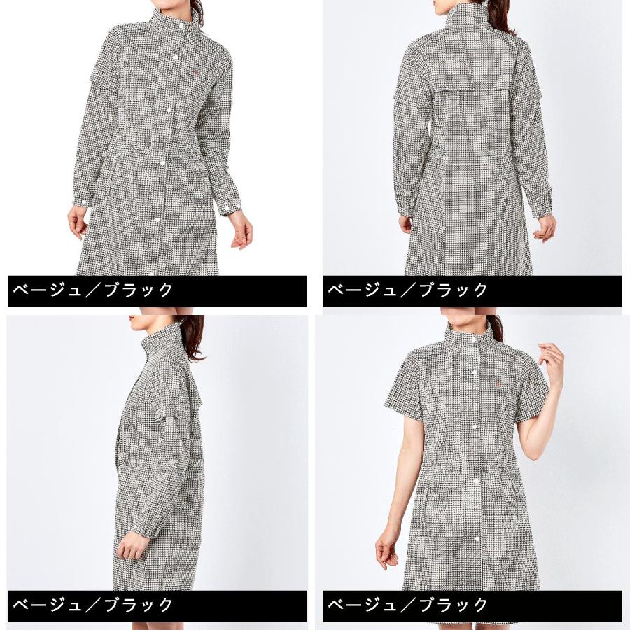 ジュン アンド ロペ JUN & ROPE レッグウォーマー付き レインワンピ