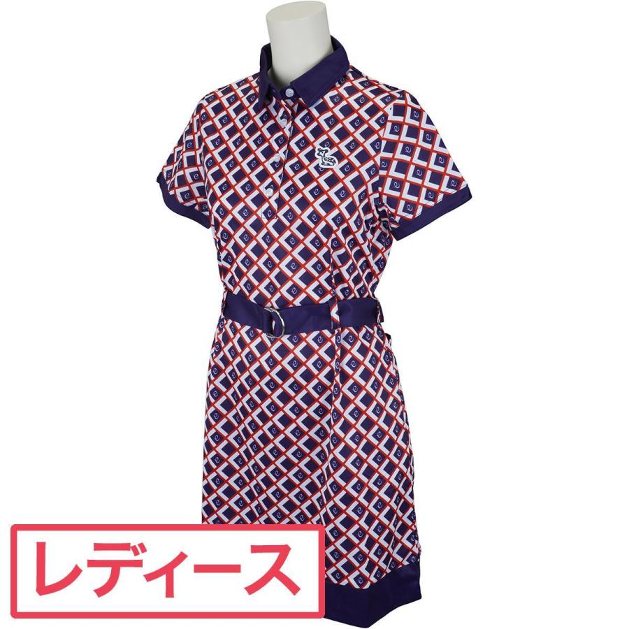 エフィカス Efficace ボックスジオメ ワンピース ゴルフウェア ゴルフ ワンピース レディース Gdoゴルフショップ 店 レディースウエア