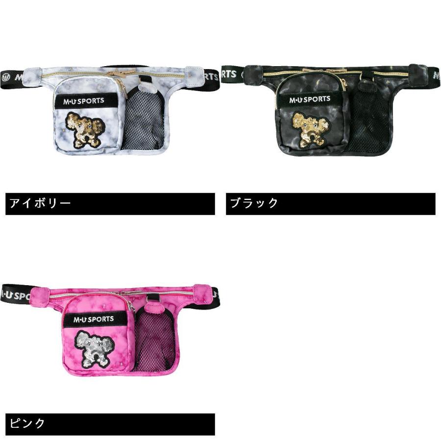 MUスポーツ ウェストポーチ M・U SPORTS 2024年 春夏新作 MU MUスポーツ ゴルフ ウエスト