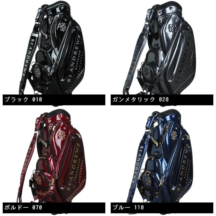 St ANDREWS(セントアンドリュース)：STAロゴエナメルキャディバッグ セント・アンドリュース St ANDREWS STAロゴエナメル キャディ