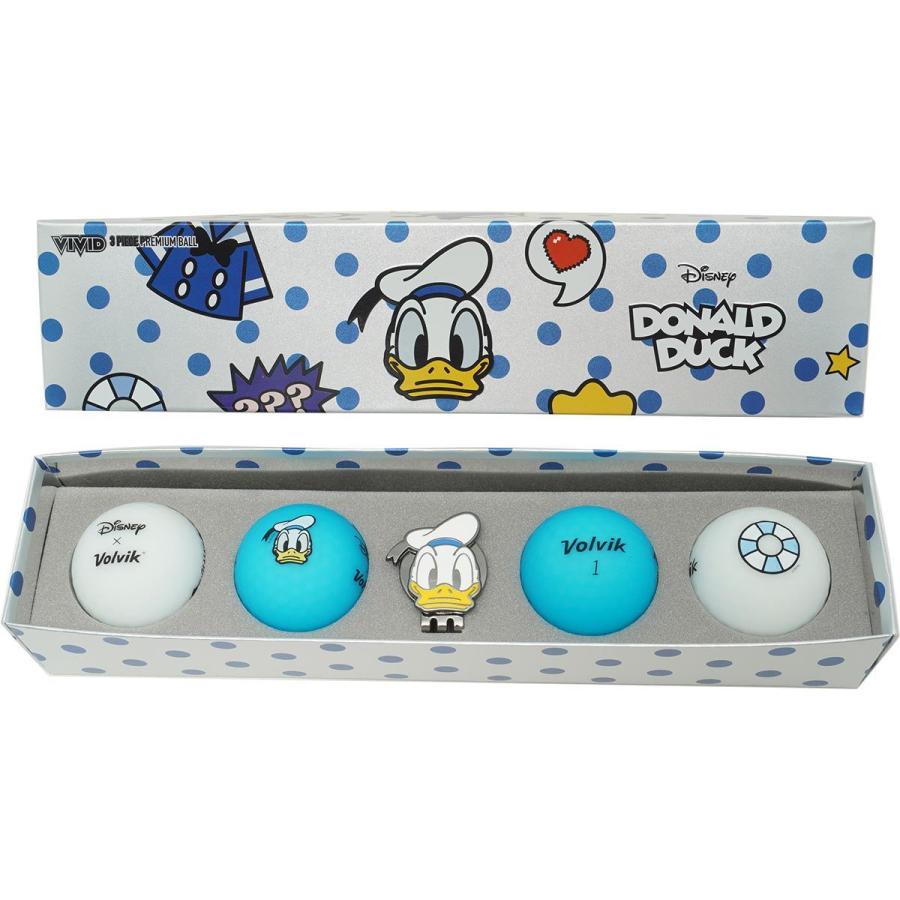 Volvik（ボルビック） Volvik DONALD DUCK long ゴルフボール 4個入り