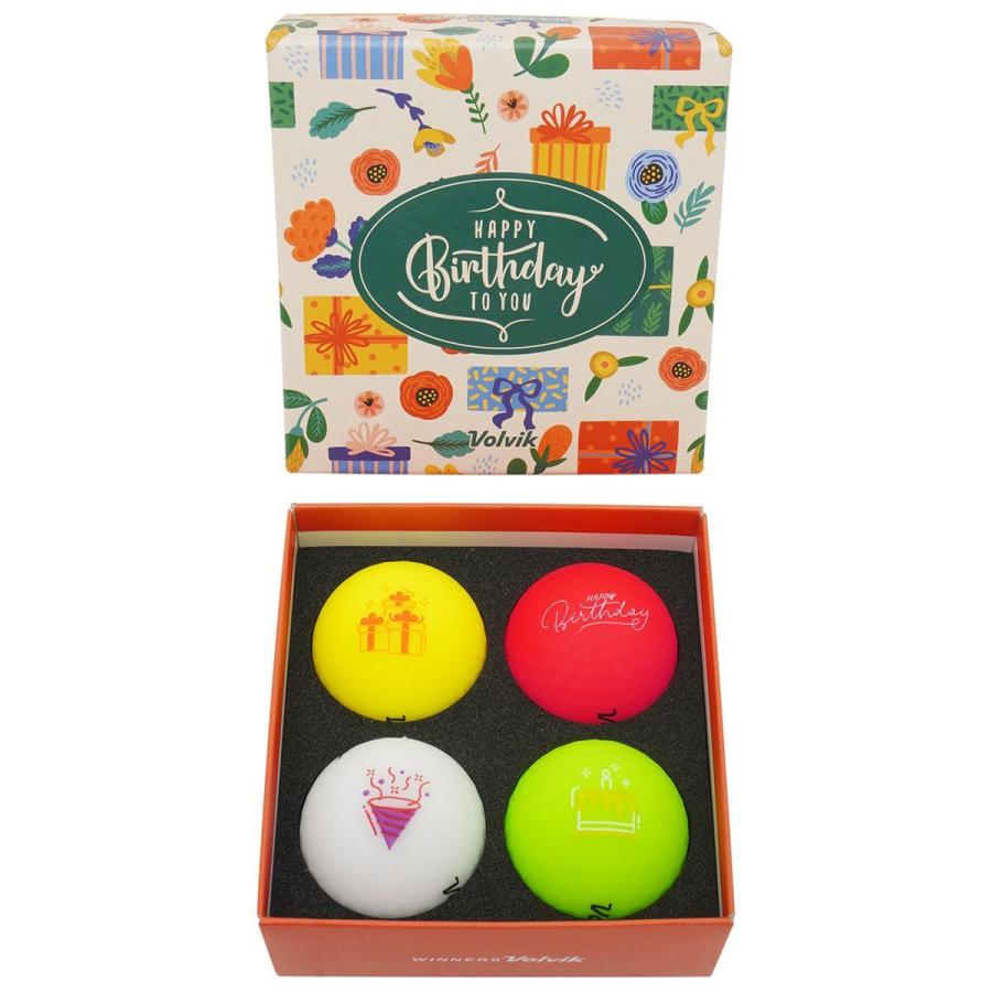 Volvik（ボルビック） Volvik 21 VIVID BIRTHDAY PACK ボール 4個入り