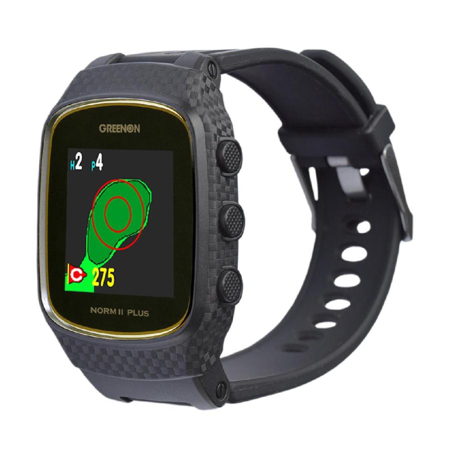 美品！保護フィルム付！　グリーンオン　ゴルフウォッチ　ノルムⅡプラス グリーンオン GREENON GreenOn ザ ゴルフウォッチ ノルムIIプラス
