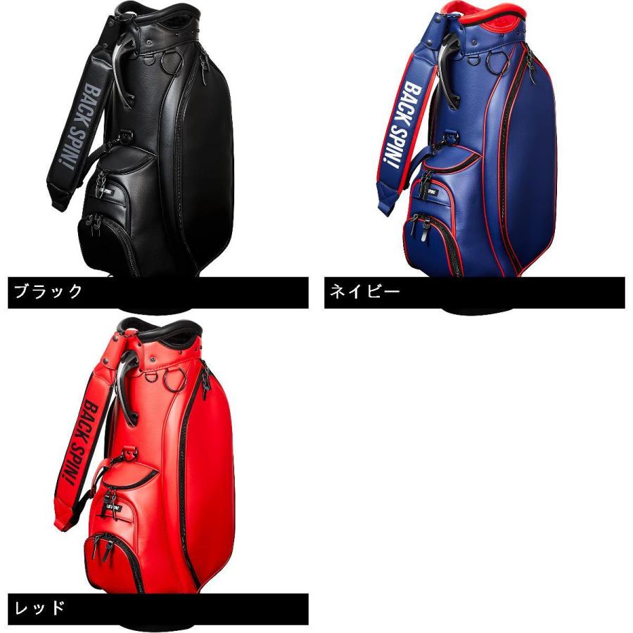 バックスピン BACK SPIN! PU ツアータイプ キャディバッグ メンズ