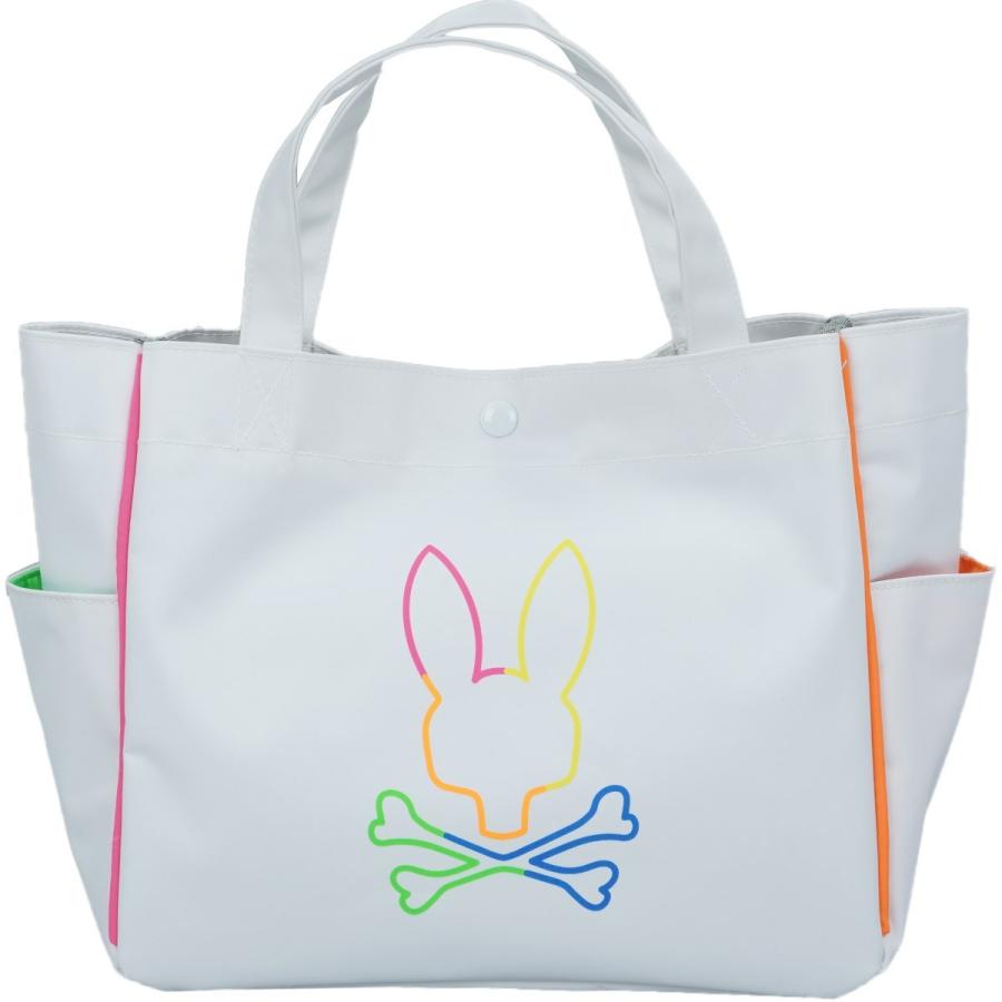 Psycho Bunny（サイコバニー） シルエットネオンロゴ ラウンドトート
