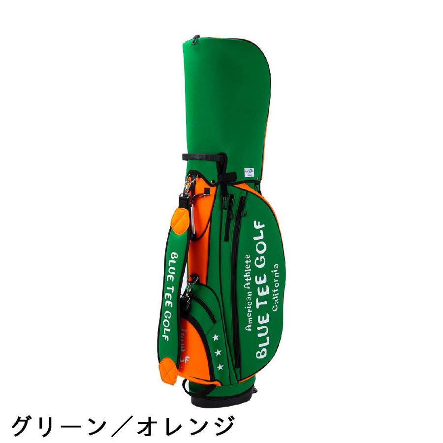 BLUE TEE GOLF グリーンキャディバッグ BLUE TEE GOLF ブルーティー ゴルフ カリフォルニア 9型