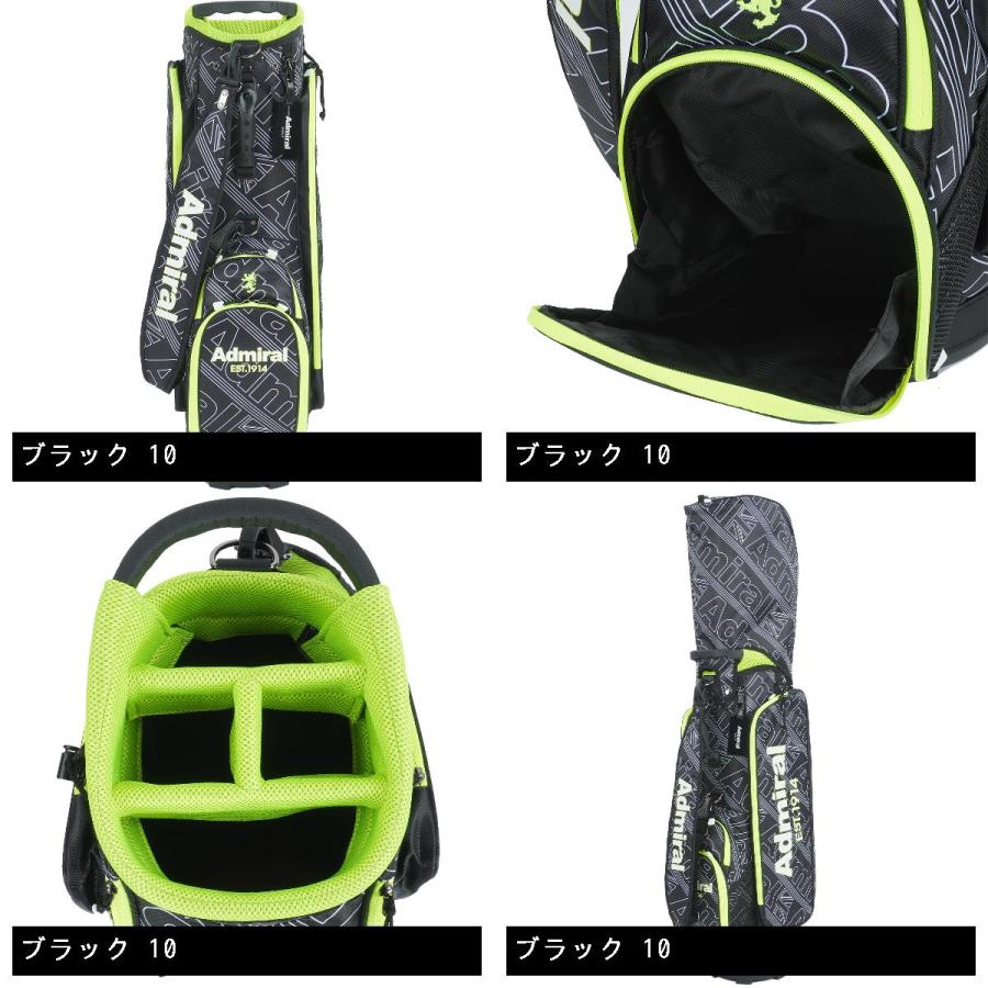 【美品】Admiral GOLF アドミラル　フラッグシリーズ　キャディバッグ Admiral Golf（アドミラルゴルフ） アドミラル ADMIRAL ゴルフ