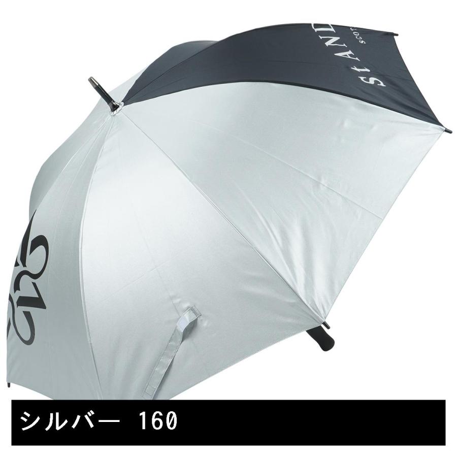 St ANDREWS/セントアンドリュース ゴルフ傘【シルバー/ブラック】新品！ St ANDREWS/セントアンドリュース ゴルフ傘【シルバー/ブラック