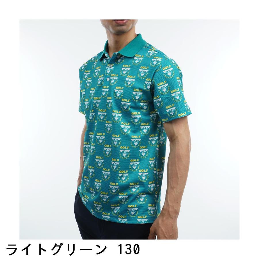 Jack Bunny!!（ジャックバニー） キューブジャガード 半袖ポロシャツ