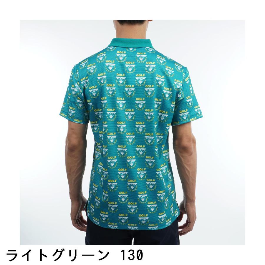 Jack Bunny!!（ジャックバニー） キューブジャガード 半袖ポロシャツ