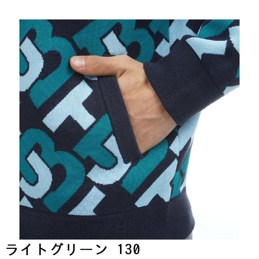 ジャックバニー Wジャガード フルジップアップニットジャケット サイズ