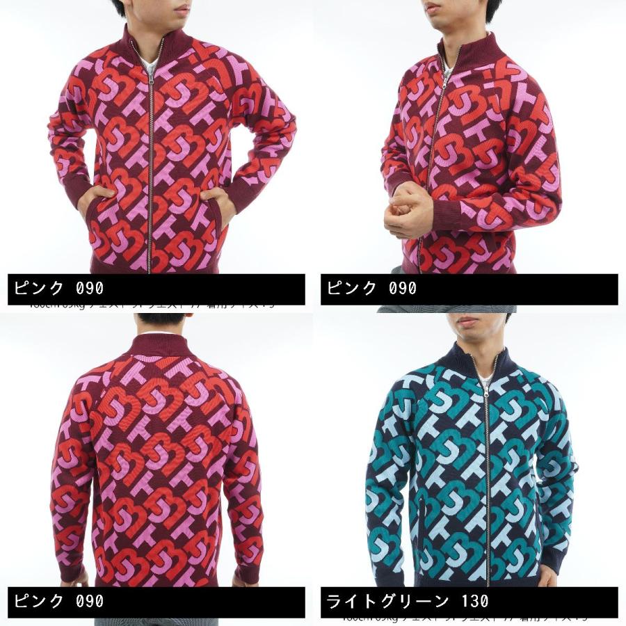 ジャックバニー Jack Bunny!! Wジャガード フルジップハイネック  