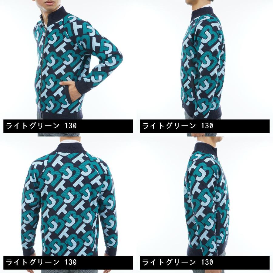 ジャックバニー Jack Bunny!! Wジャガード フルジップハイネック  