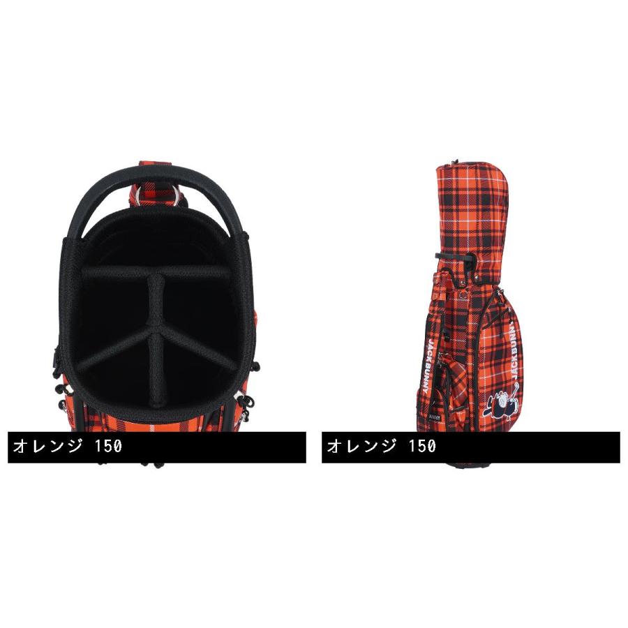 JACK BUNNY チェック柄ドラえもんゴルフバッグ Jack Bunny!!（ジャックバニー） ドラえもん タータンチェックキャディ