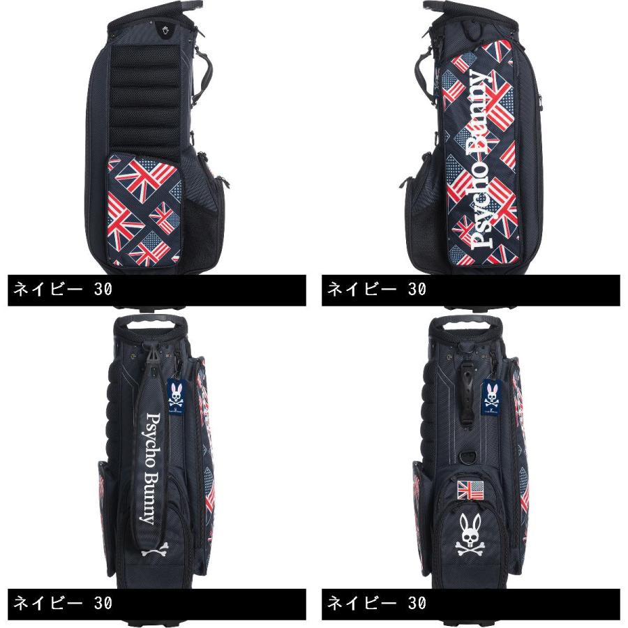 サイコバニー PSYCHO BUNNY Anglo-American Flag CASUAL SPORT キャディバッグ｜gdoshop｜03