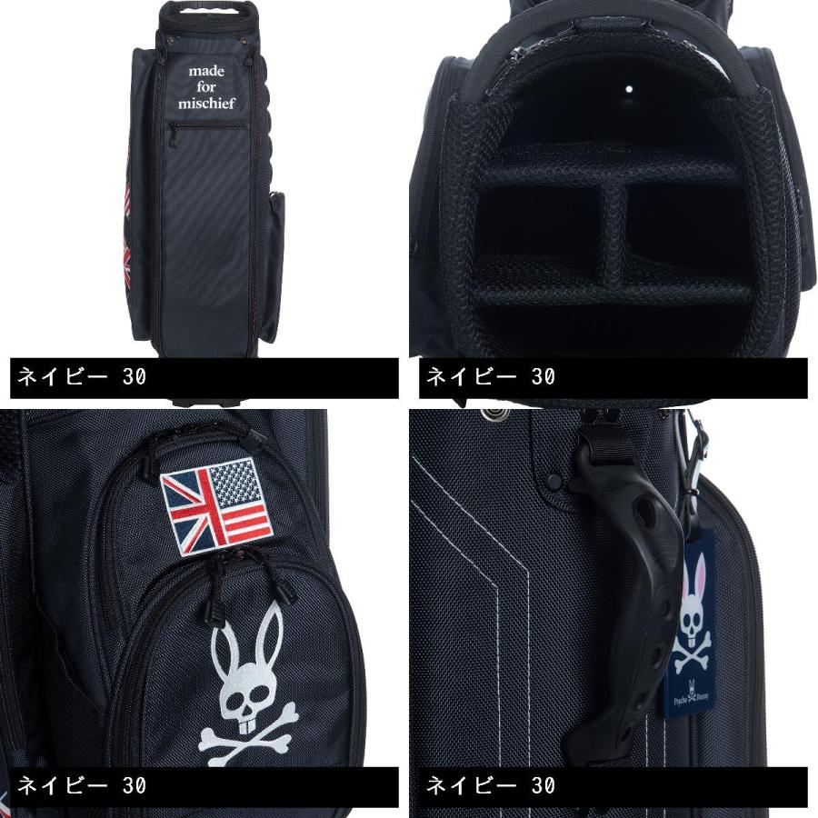 サイコバニー PSYCHO BUNNY Anglo-American Flag CASUAL SPORT キャディバッグ｜gdoshop｜04