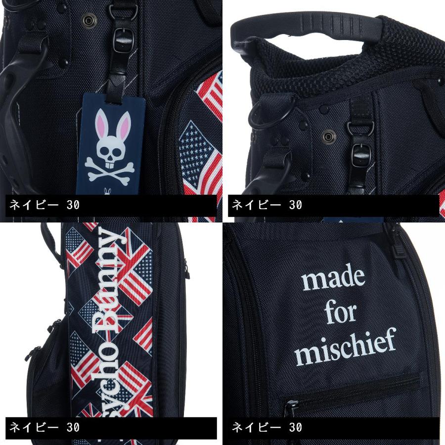 サイコバニー PSYCHO BUNNY Anglo-American Flag CASUAL SPORT キャディバッグ｜gdoshop｜05