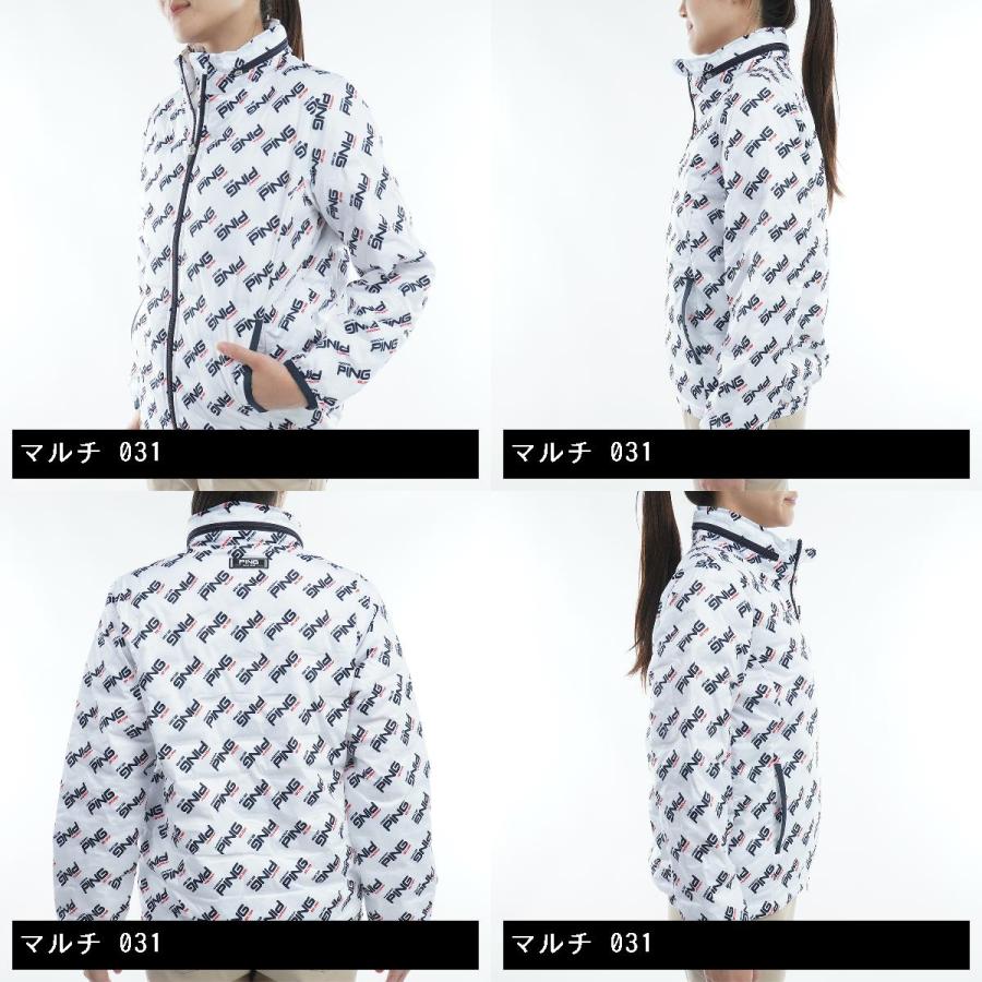 レディース】ピン アパレル ゴルフウェア 長袖 フルジップ 接結中綿