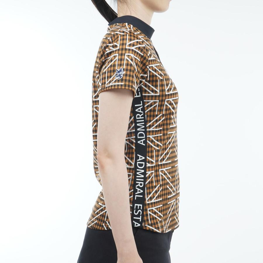 アドミラルゴルフ Admiral Golf 半袖シャツ L ユニオンジャック Admiral GOLF アドミラル ゴルフ 春夏☆ ユニオンジャック