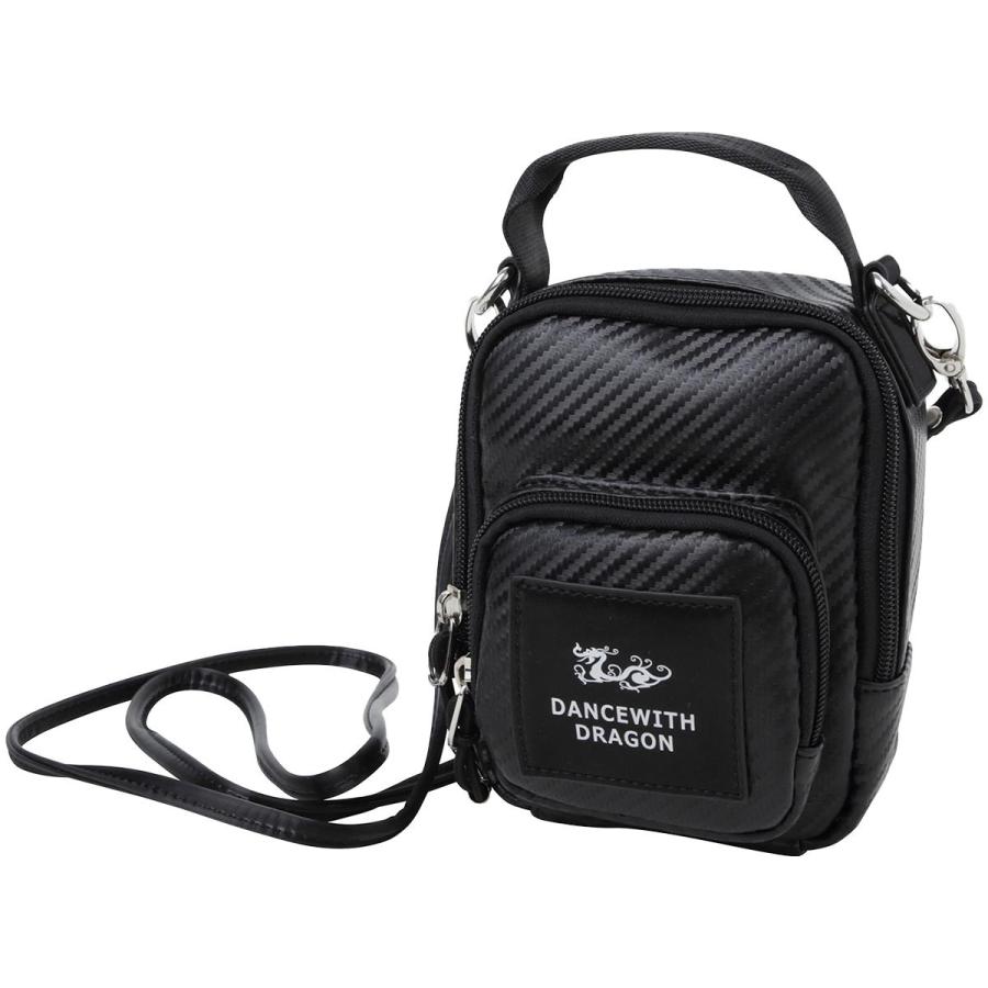 ダンスウィズドラゴン Dance With Dragon カーボンレザー マルチポーチ