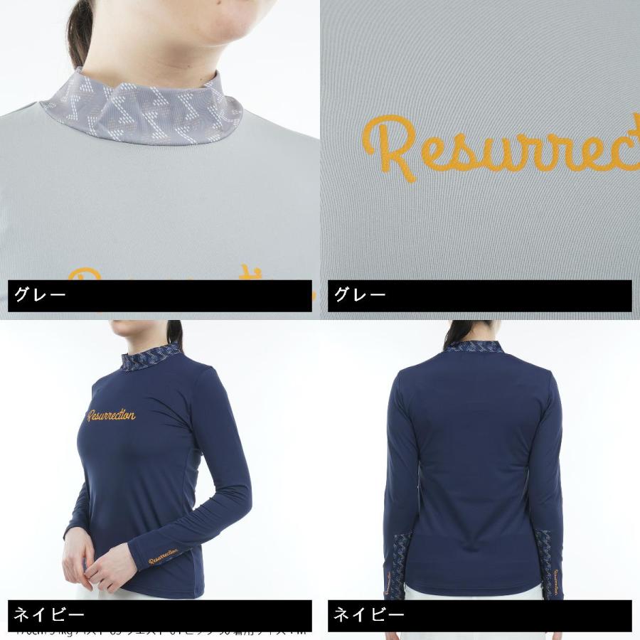 サイズ：L RESURRECTION レザレクション 長袖モックネックT
