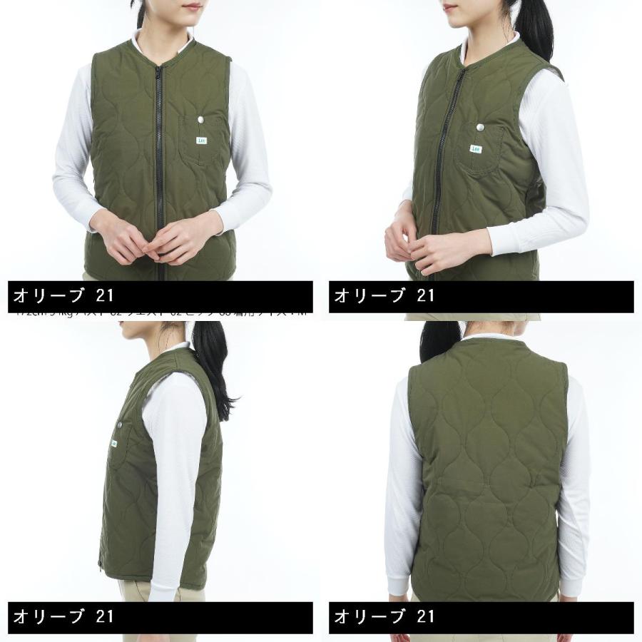 リー ゴルフ Lee GOLF ストレッチ キルティングターフベスト レディス 