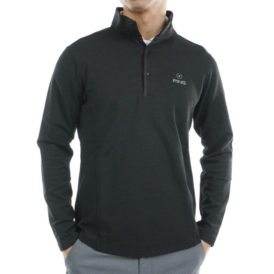 ピン PING 裏起毛 長袖シャツ