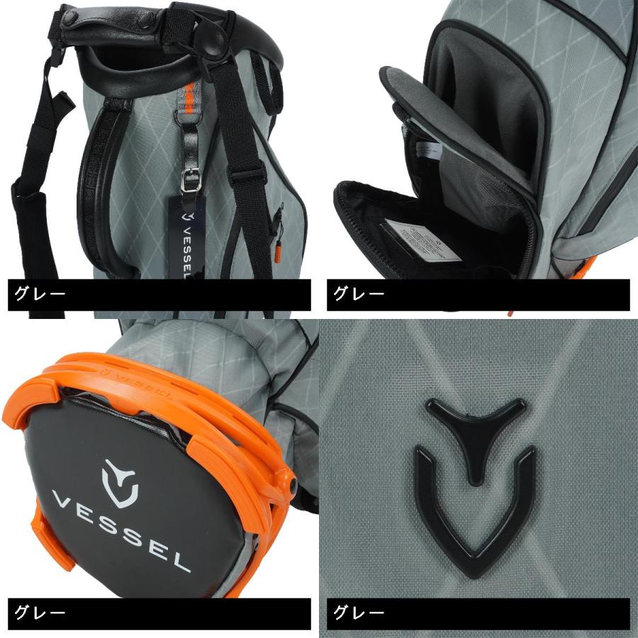ヴェゼル VESSEL ダブルストラップ VLS DXR スタンドキャディバッグ