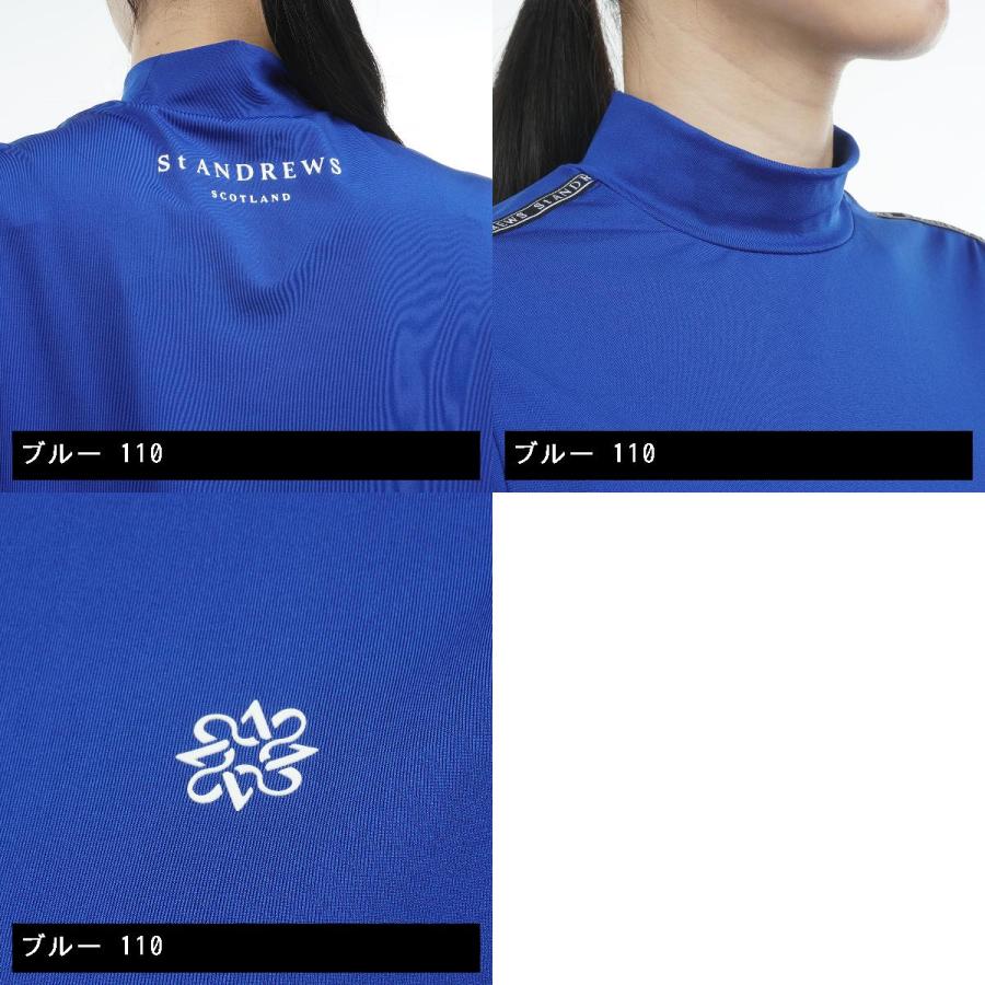 St ANDREWS セント・アンドリュース カチオンベア天竺半袖ハイネック