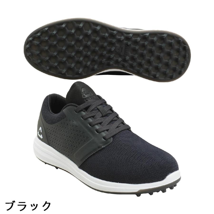 CUATER ブラック ゴルフシューズ クウェーター CUATER THE MONEYMAKER ゴルフシューズ : GDOゴルフ