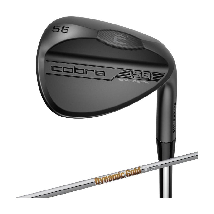 【新品・未使用】Cobra SNAKEBITE Vソール 52度 DG105 COBRA（コブラ） KING キング SNAKEBITE Vソール ウェッジ ブラックQPQ