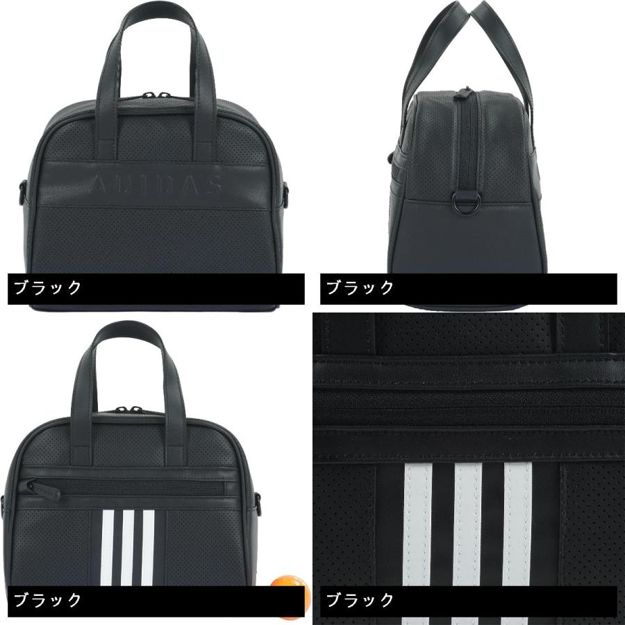 adidas（アディダス） スリーストライプ ラウンドバッグ : GDOゴルフ
