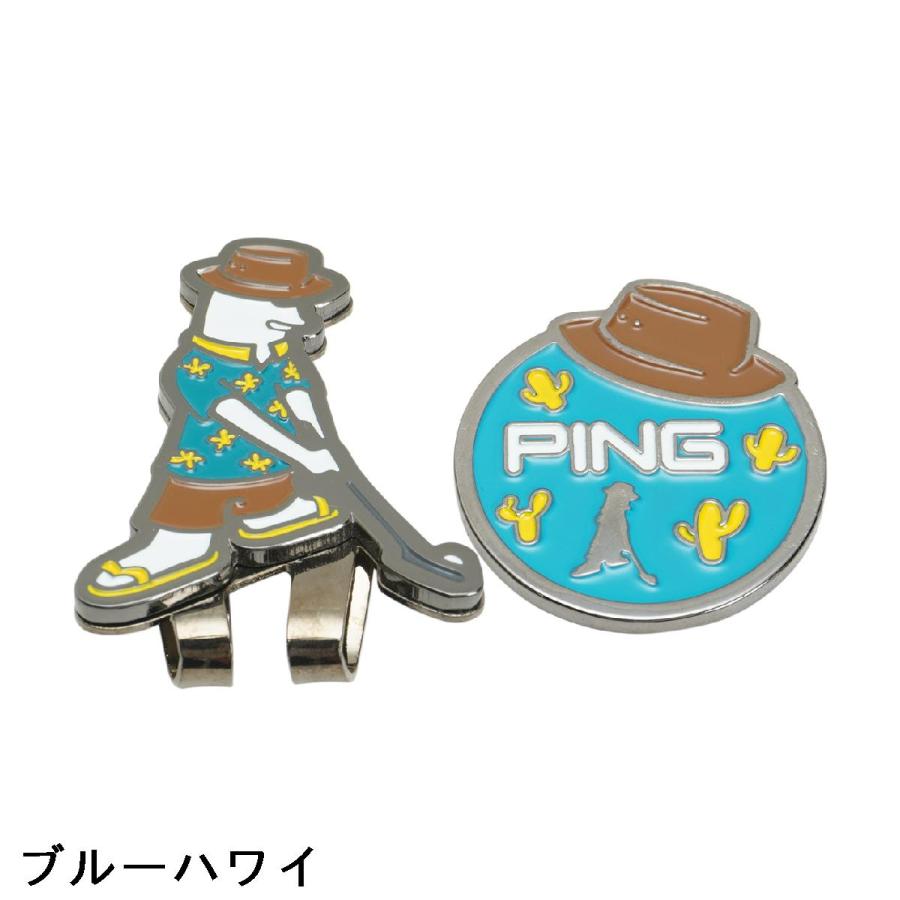PING（ピン） PING MR.PING アロハ マーカー : GDOゴルフショップ