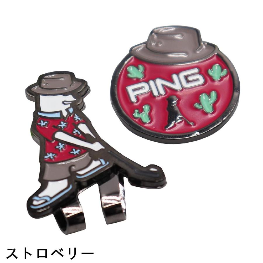 PING（ピン） PING MR.PING アロハ マーカー : GDOゴルフショップ