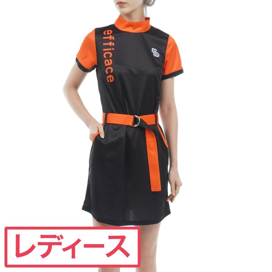 エフィカス efficace ストレッチ ネオンカラーワンピース レディス  