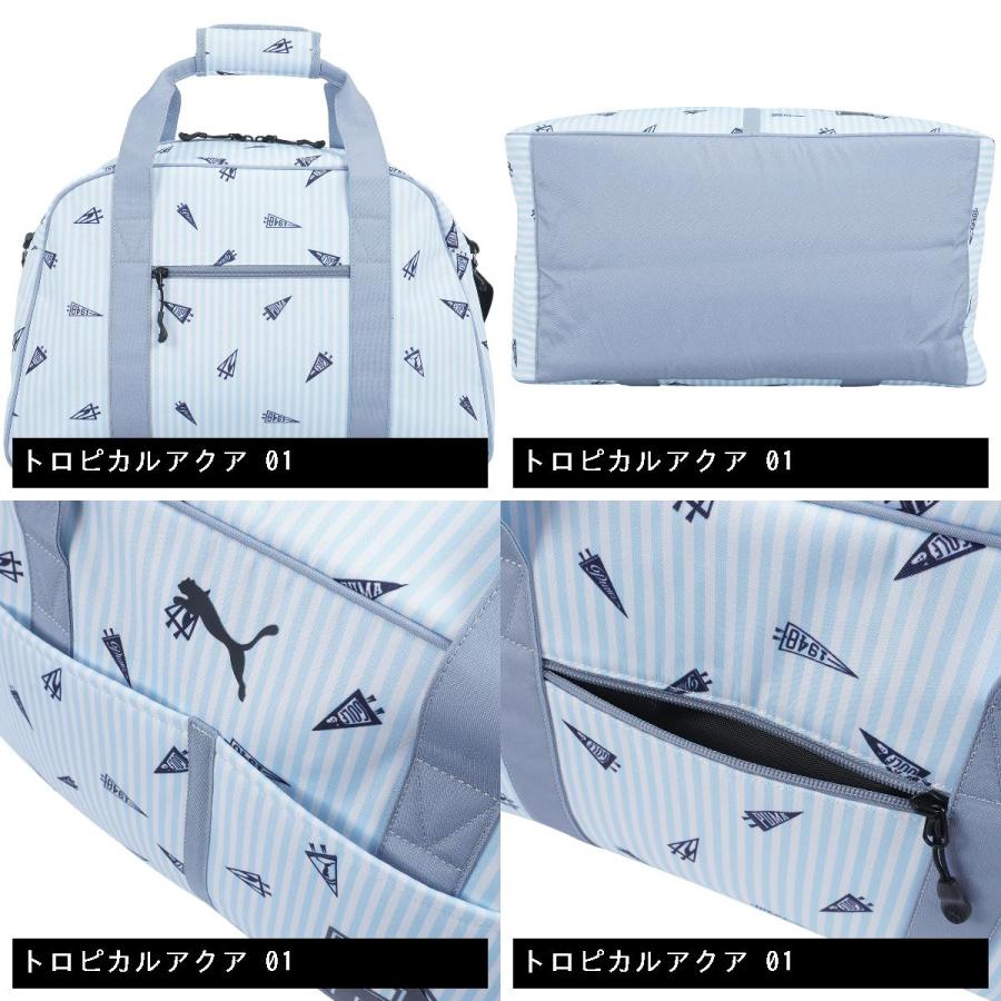 PUMA（プーマ） フラッグ グラフィック ボストンバッグ : GDOゴルフ 