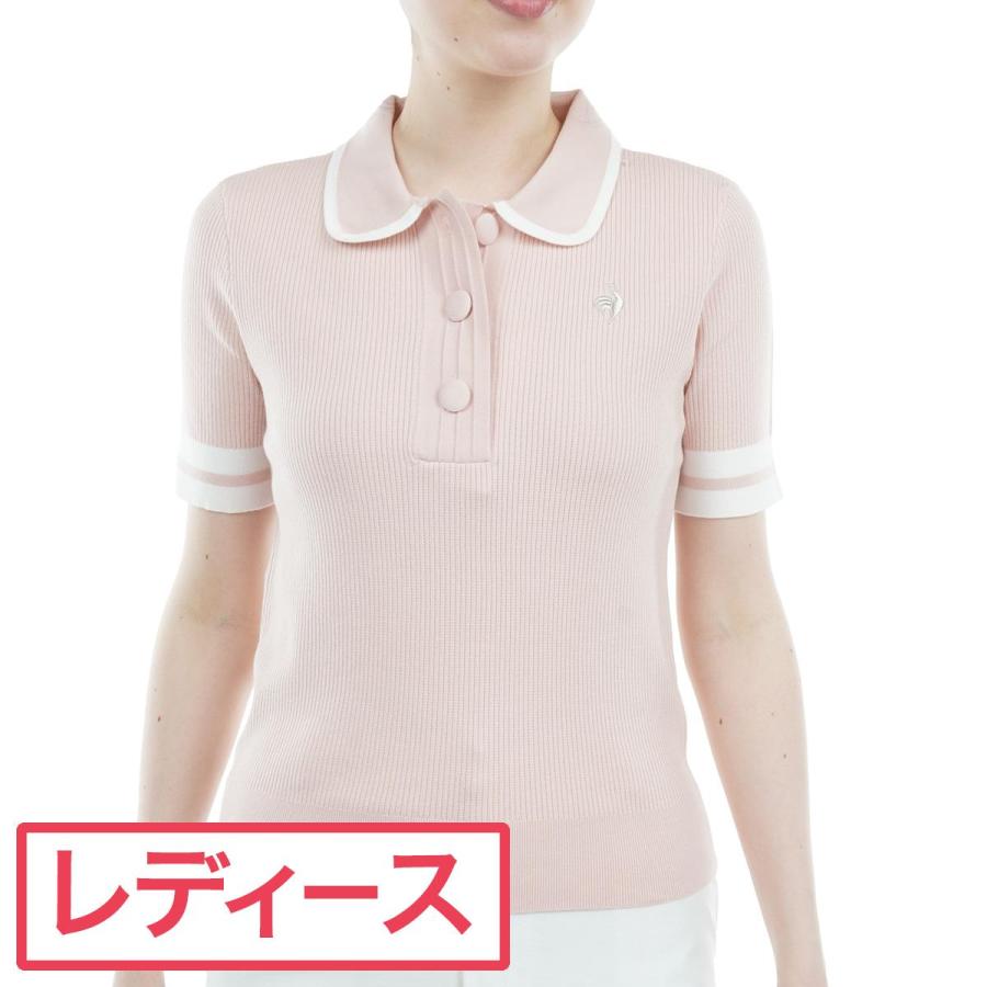 ルコックゴルフ Le coq sportif GOLF RIJOUME 5分丈半袖ニット