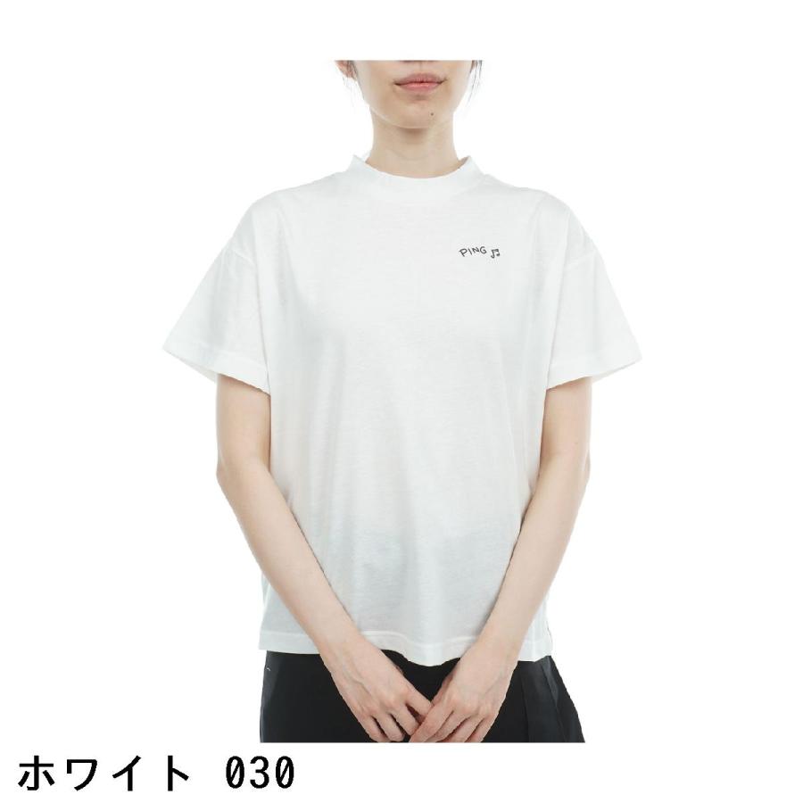 PING（ピン） ビッグシルエットグラフィックハイネック半袖シャツ