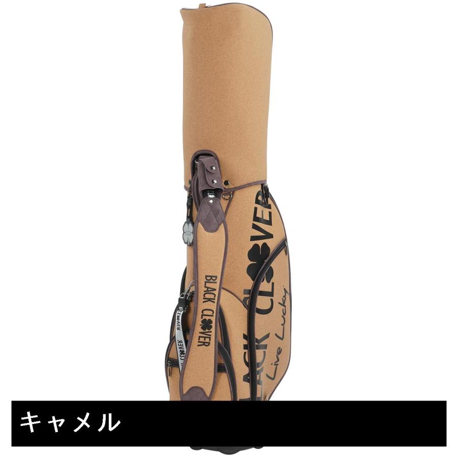 BLACK CLOVER - coco 中古 ブラッククローバー BLACK CLOVER クラブケース ゴールドベージュ モノグラムロゴクラブカバー ゴルフ練習場 Black Clover（ブラッククローバー） ブラック クローバー コルク