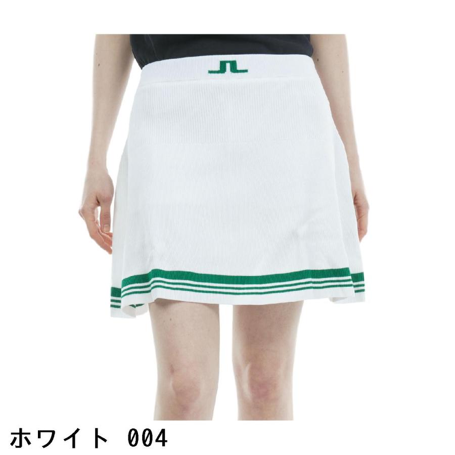 【新品】 J.LINDEBERG ジェイリンドバーグ ニット スカート ホワイト J.LINDEBERG ニットスカート ホワイト J.LINDEBERG/GOLF】裾ライン