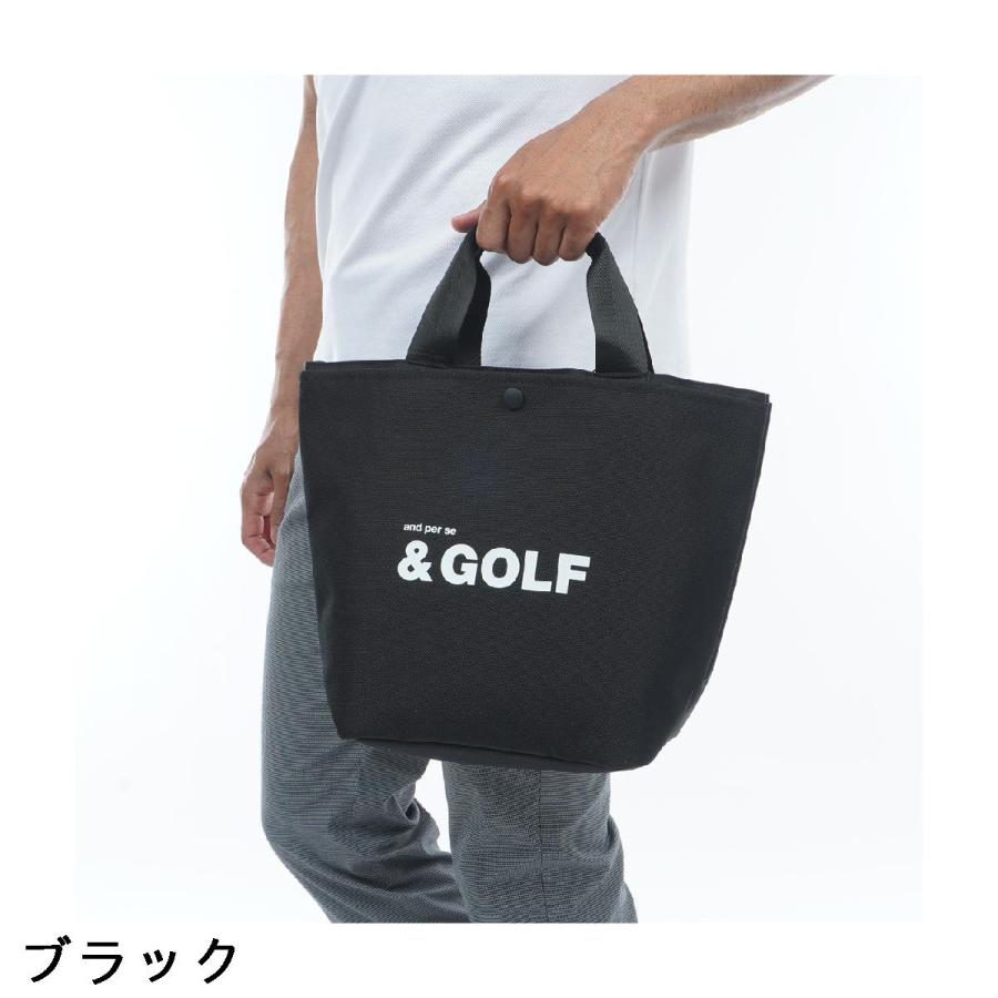 and per se（アンパスィ） & GOLF ラウンドトートバッグ : GDOゴルフ
