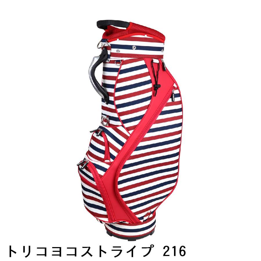 新品 AZROF アズロフ スタンド キャディバッグ トリヨコストライプ AZROF アズロフ スタンドキャディバッグ ver2.0 スタンドバッグ