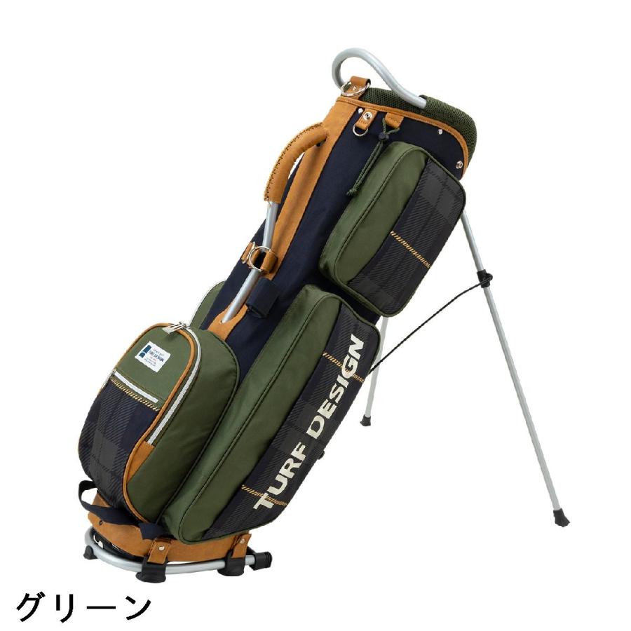 ターフデザイン TURF DESIGN チェックシリーズ スタンドキャディバッグ