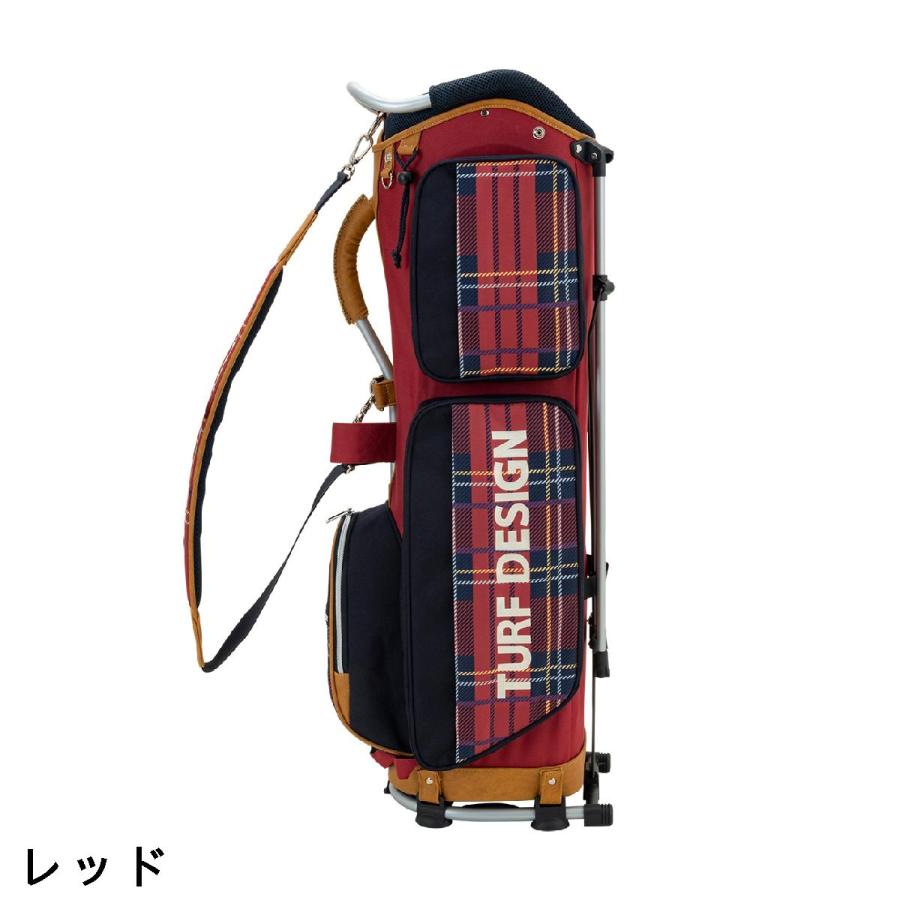 ターフデザイン TURF DESIGN チェックシリーズ スタンドキャディバッグ
